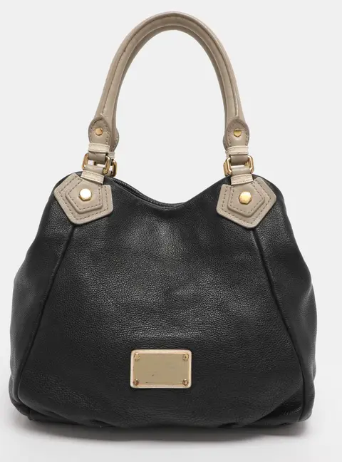 Marc by Marc Jacobs Classic Q Francesca Black Leather Tote Bag