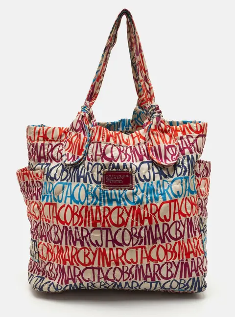 Marc by Marc Jacobs Medium Multicolor Nylon Graffiti Diaper Tote