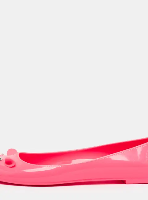 Marc by Marc Jacobs Mouse Size 38 Pink Rubber Ballet Flats