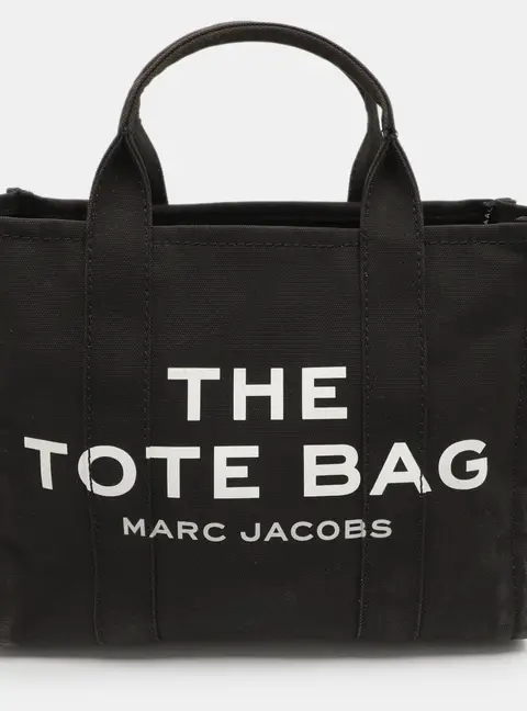 Marc Jacobs The Tote Medium Black Canvas Bag