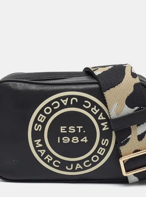 Marc Jacobs The Flash Black Leather Camera Bag
