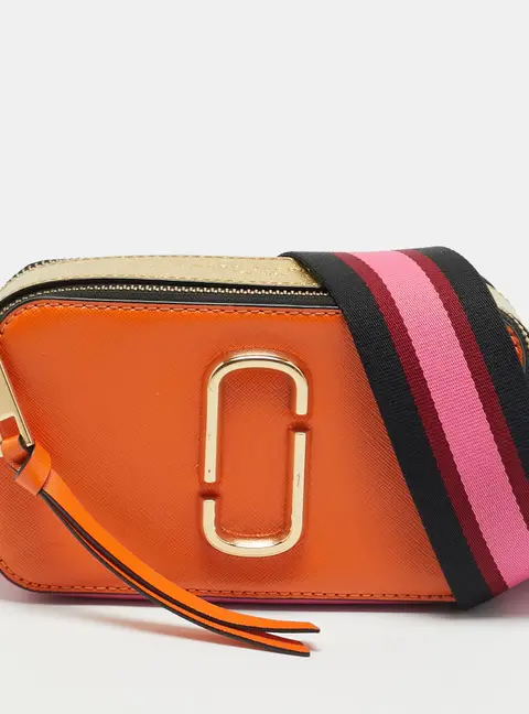 Marc Jacobs Snapshot Tricolor Saffiano Leather Crossbody Bag