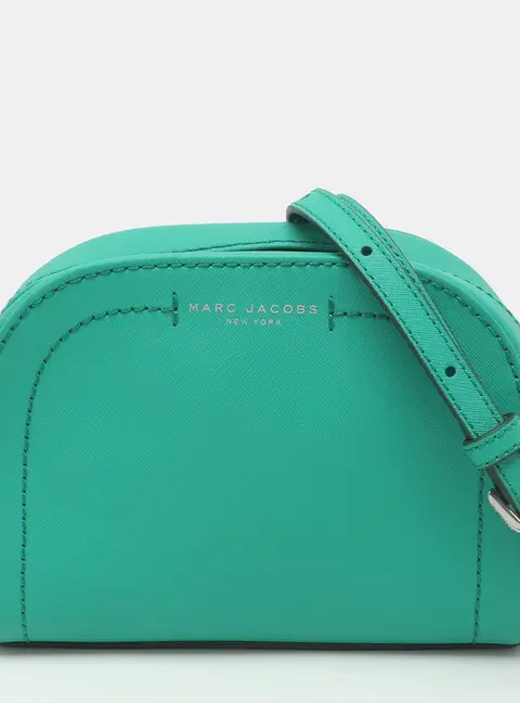 Marc Jacobs Playback Green Saffiano Leather Crossbody Bag