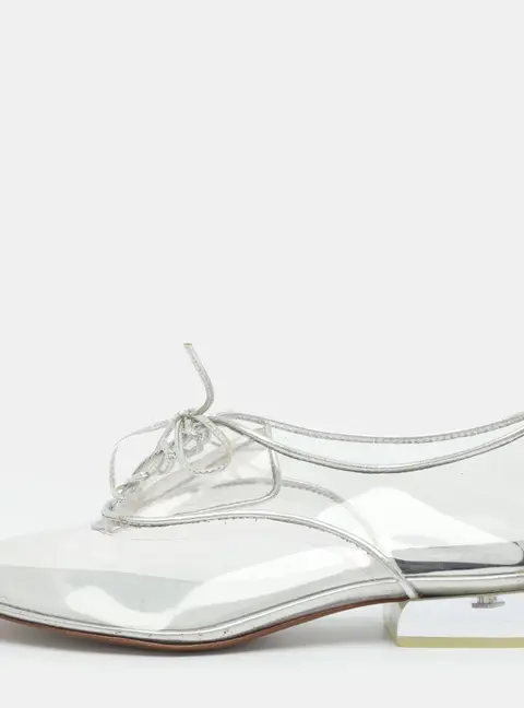 Marc Jacobs Size 38 Transparent PVC Oxfords