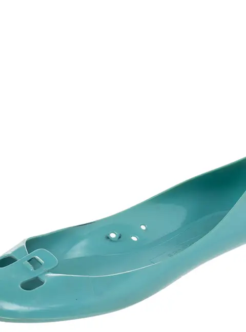 Marc Jacobs Blue Rubber Ballet Flats Size 38