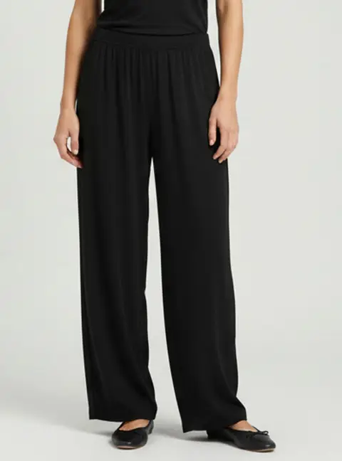 Marina Rinaldi Black Jersey Trousers XL