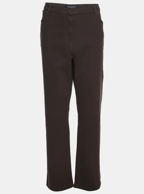 Marina Sport by Marina Rinaldi Brown Denim Jeans L