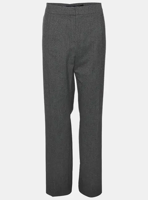 Marina Sport by Marina Rinaldi Grey Wool Blend Trousers L