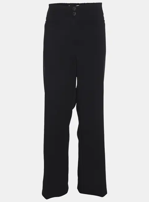 Voyage by Marina Rinaldi Navy Blue Nylon Trousers L