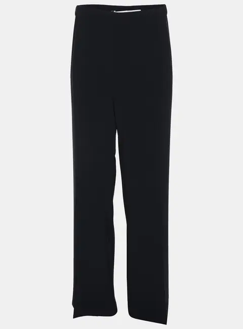 Marina Rinaldi Navy Blue Crepe Trousers L