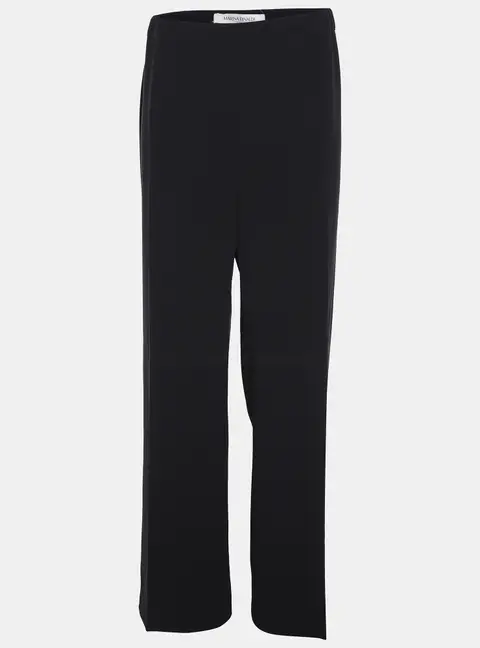 Marina Rinaldi Navy Blue Crepe Trousers L