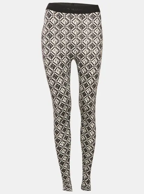Marine Serre Monochrome Moon Diamond Jersey Fuseax Leggings S