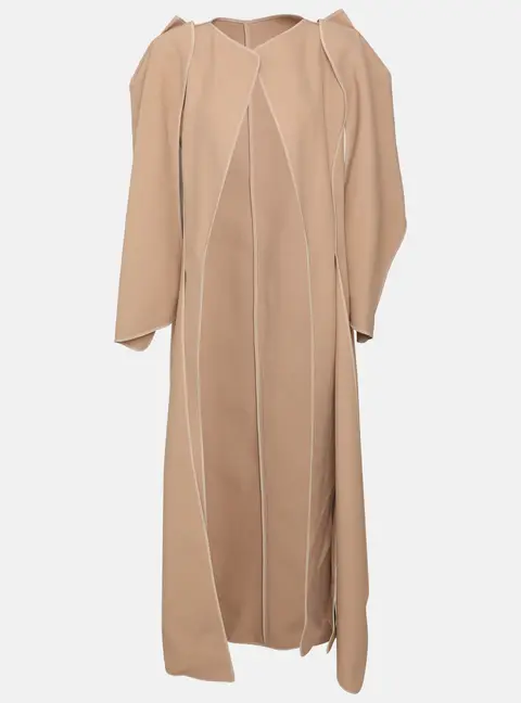 Maticevski Blush Gabardine Long Coat M