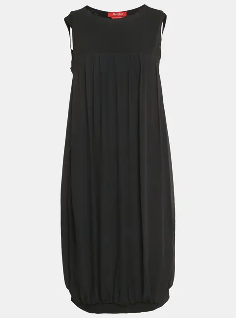 Max Mara Studio Navy Blue Crepe Short Dress M