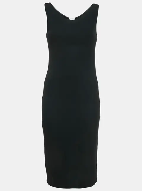 Max Mara Black Jersey Sleeveless Short Dress M