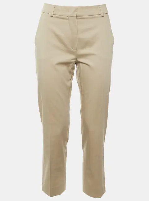 Max Mara Beige Cotton Pants M