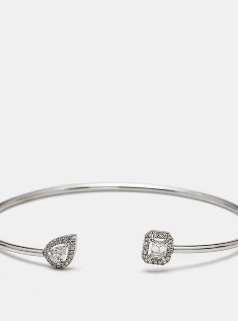 Messika My Twin Diamond 18k White Gold Bracelet