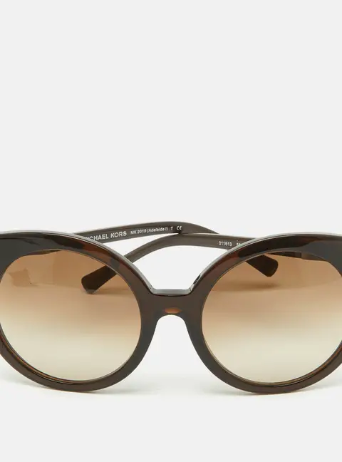 Michael Kors Dark Brown Gradient 311613 Adelaide Frame Cat Eye Sunglasses