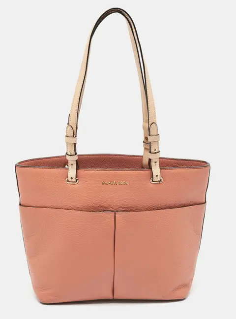 Michael Kors Bedford Red Leather Tote Bag