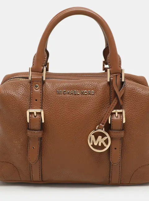 Michael Kors Brown Leather Small Ginger Satchel