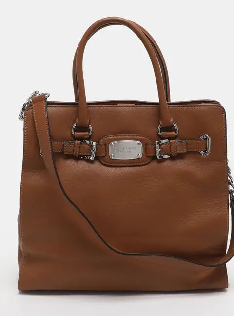 Michael Kors Hamilton Large Tan Leather Tote