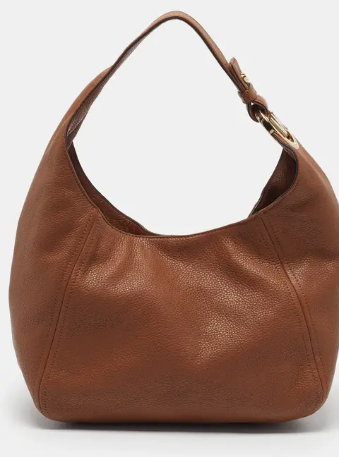 Michael Kors Fulton Brown Leather Hobo