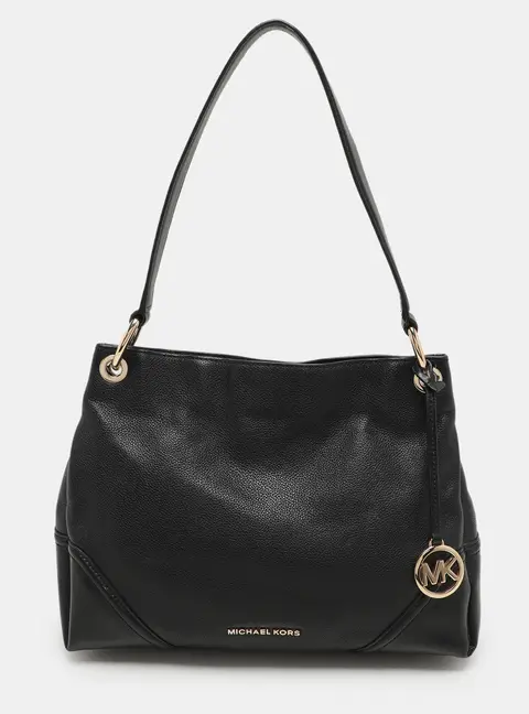 MICHAEL Michael Kors Black Leather Nicole Hobo