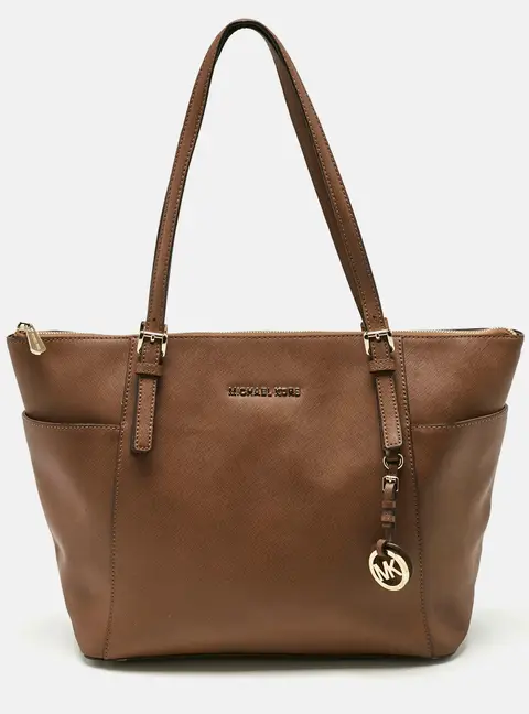 MICHAEL Michael Kors Onesize Brown Leather Tote Bag