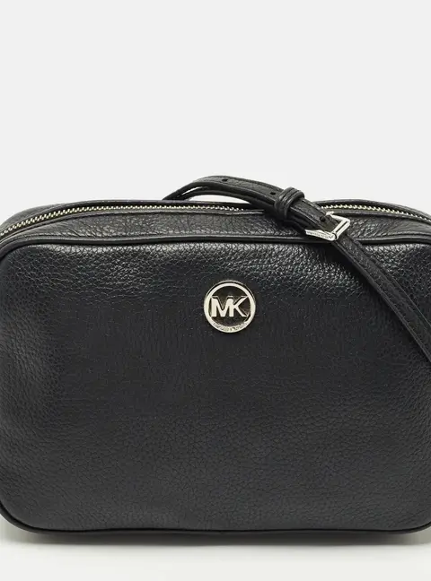 MICHAEL Michael Kors Fulton Black Leather Shoulder Bags