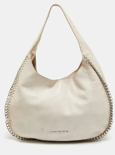 MICHAEL Michael Kors Chelsea Chain Light Pink Leather Hobo