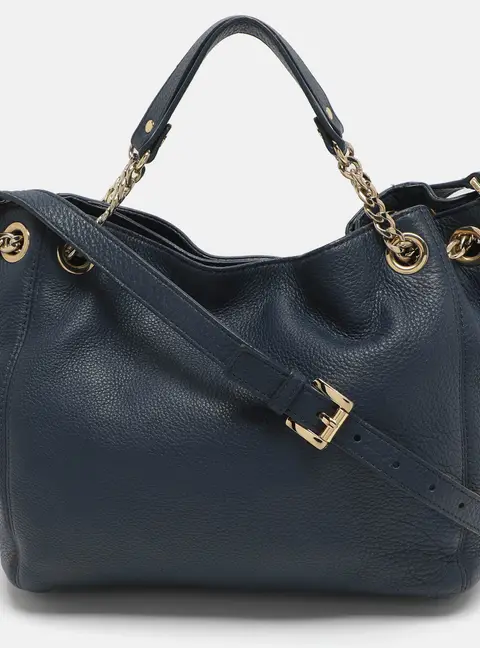 MICHAEL Michael Kors Blue Leather Convertible Tote