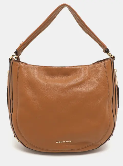MICHAEL Michael Kors Julia Brown Leather Hobo