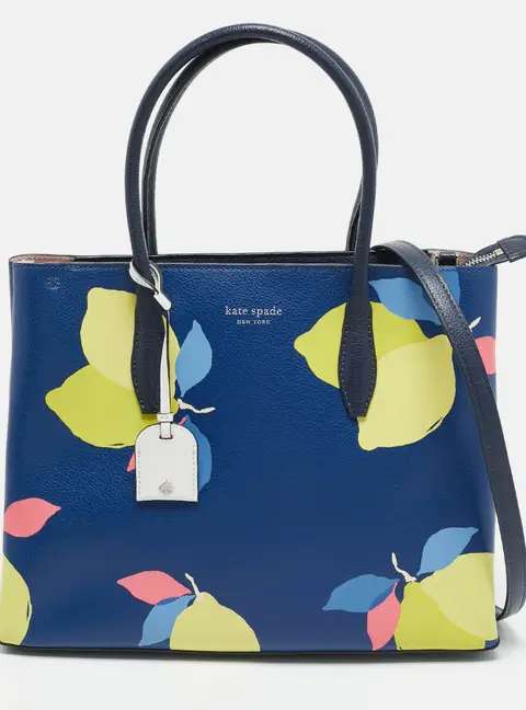 Kate Spade New York Eva Lemon Zest Multicolor Leather Top Zip Satchel