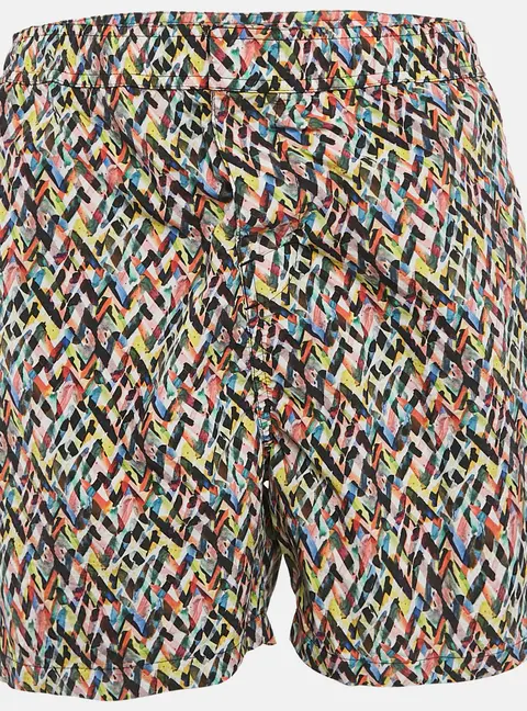Missoni Mare Multicolor Chevron Print Nylon Swim Shorts XL