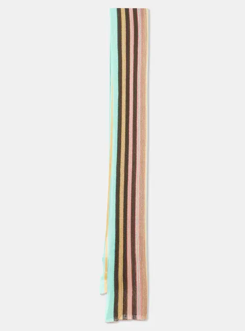 Missoni Multicolor Striped Wool Knit Stole