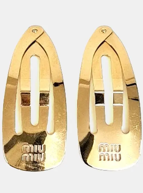 Miu Miu metal hairpin