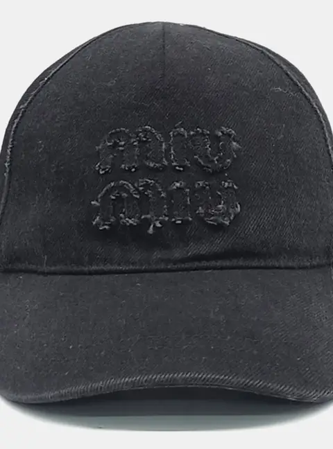 Miu Miu Cotton denim cap