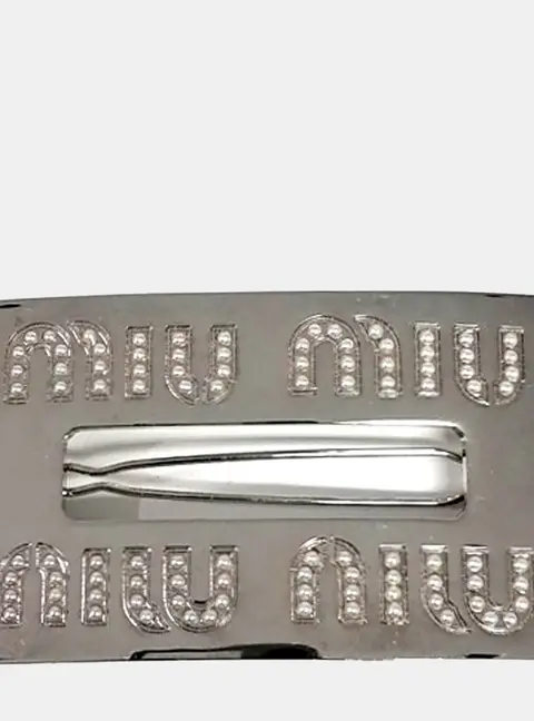 Miu Miu Silver Hairpin