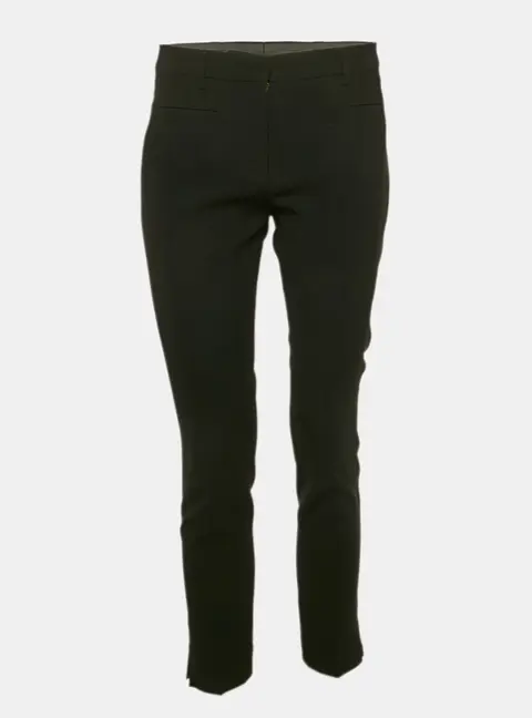 Miu Miu Black Crepe Formal Trousers S
