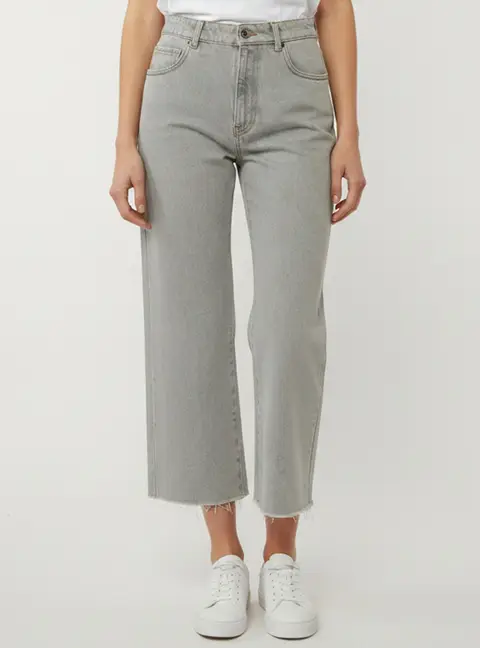 Miu Miu Grey Denim Straight Fit Jeans S/Waist 28.5"