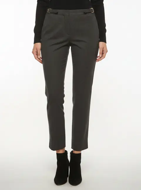 Miu Miu Charcoal Grey Wool Regular Fit Pants S
