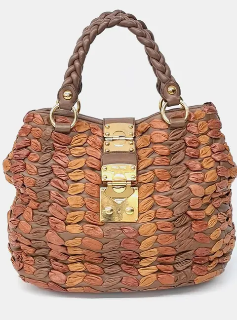 Miu Miu Multicolor Leather tote bag