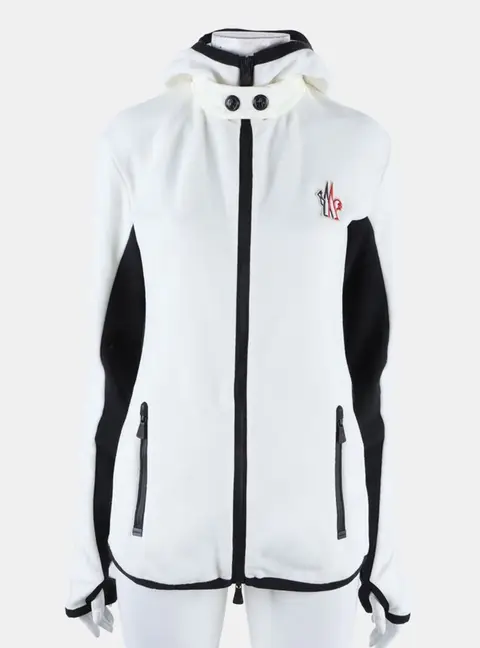 Moncler Grenoble Hooded Zip-Up Jumper S