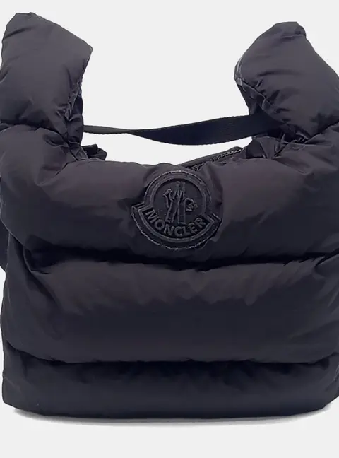 Moncler Black Fabric L&eacute;ger Tote Bag Medium
