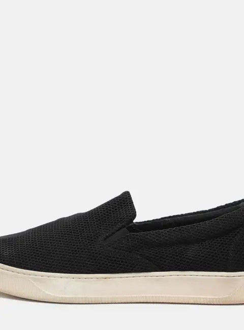 Moncler Size 37 Knit Fabric Slip On Sneakers