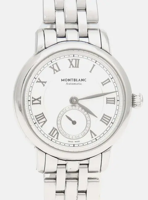 Montblanc Star Legacy Automatic Silver Stainless Steel  Women's Wristwatch 32 mm
