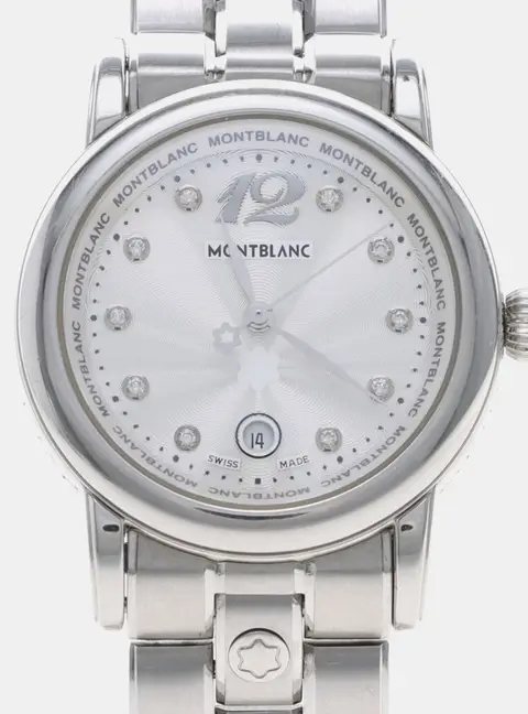 Montblanc Star 35884 Quartz Silver Stainless Steel Women's Wristwatch 32 mm