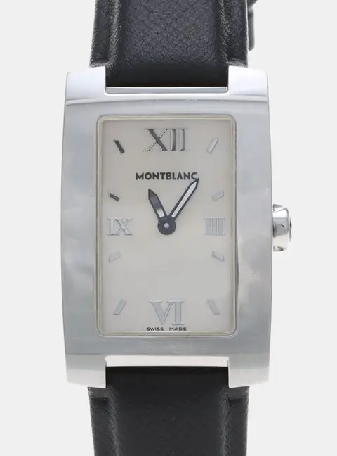 Montblanc Profile 7077 Automatic White Stainless Steel Men's Wristwatch 35mm