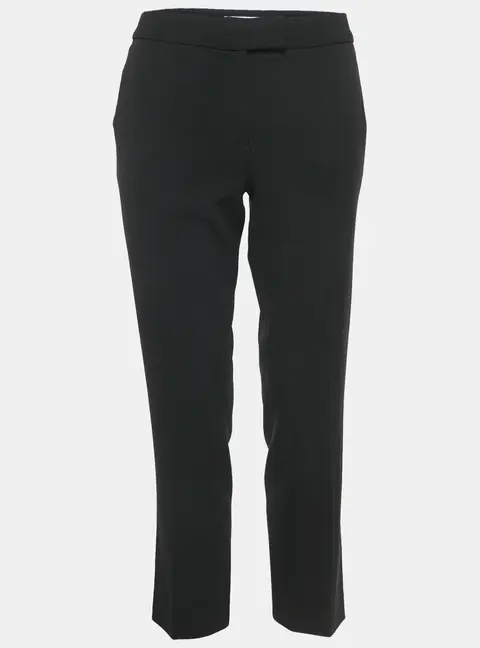 Moschino Cheap and Chic Black Crepe Formal Trousers M