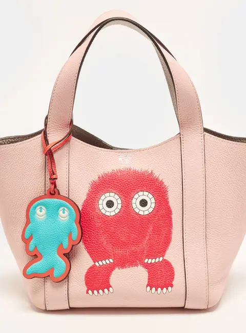 Moynat x Kazumasa Nagai Duo BB Light Pink Leather Tote